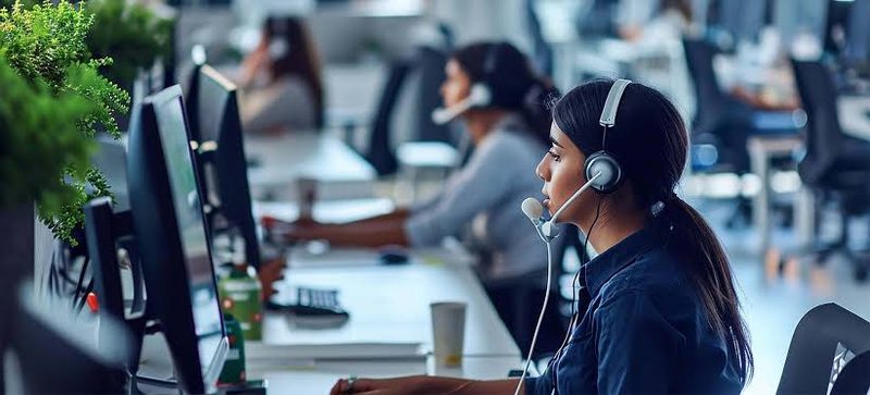 BPO industry visual on the WorkWitness page showing remote employee monitoring software fit for Indian outsourcing teams